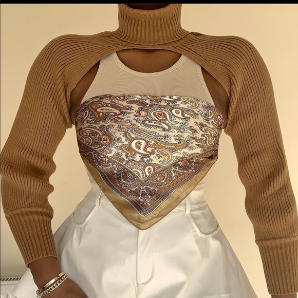 Zara Sweaters - 🎃 sold 🎃NWT Zara ultra crop sweater